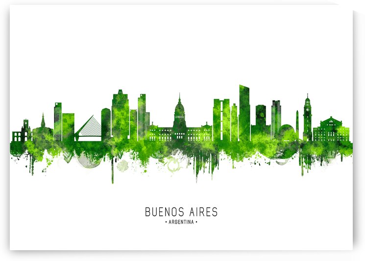 Buenos Aires Argentina Cityscape by Towseef Dar