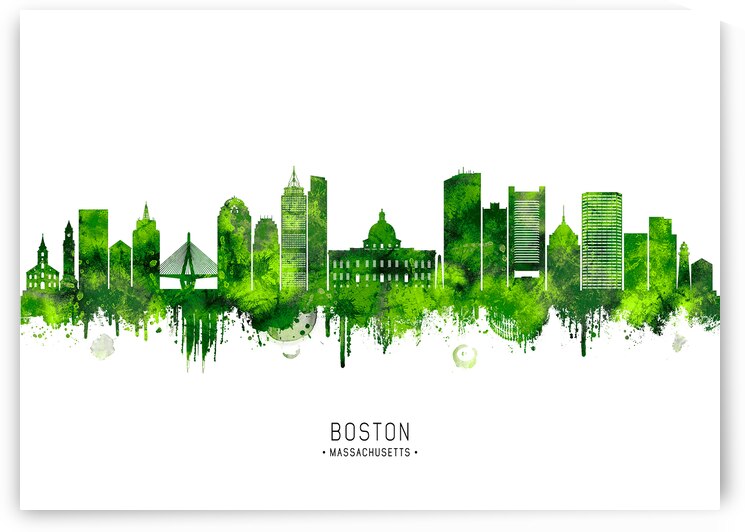 Boston Massachusetts Cityscape by Towseef Dar