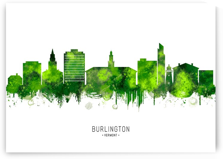 Burlington Vermont Cityscape by Towseef Dar