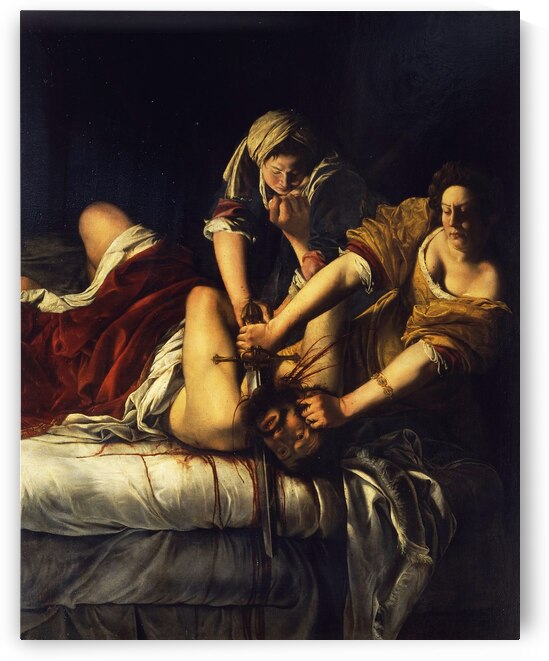 Artemisia Gentileschi - Judith Beheading Holofernes by Wirla