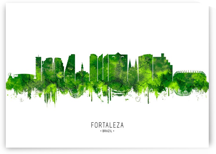 Fortaleza Brazil Cityscape by Towseef Dar