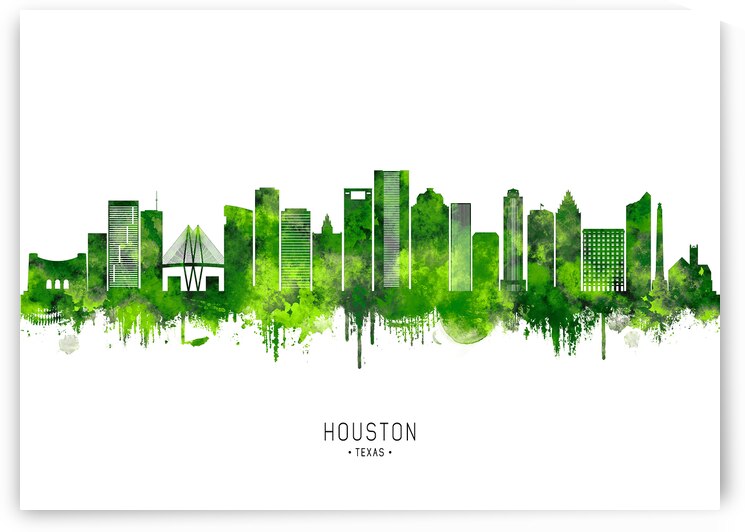 Houston Texas Cityscape by Towseef Dar