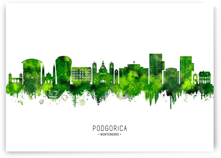 Podgorica Montenegro Cityscape by Towseef Dar