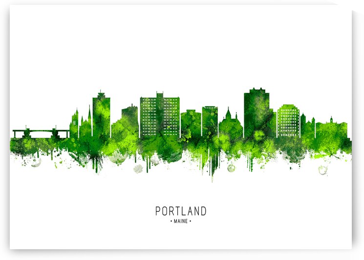 Portland Maine Cityscape by Towseef Dar