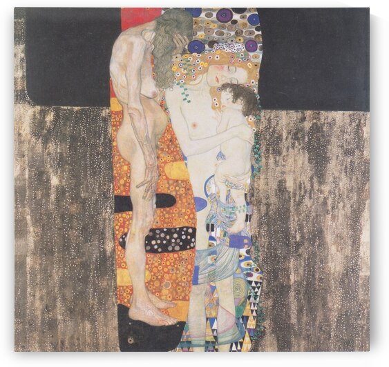 Gustav Klimt - The Three Ages of Woman by Wirla
