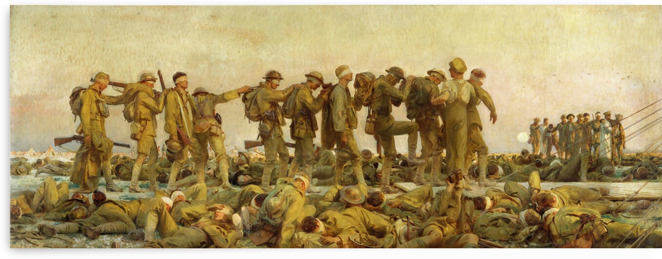 John Singer Sargent - Gassed . 1919 by Wirla
