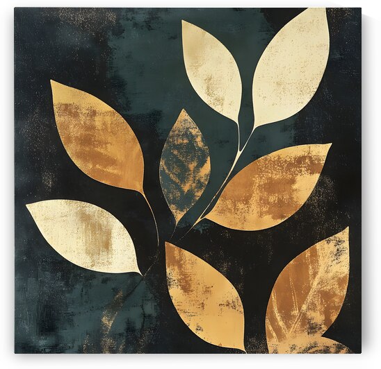 Golden Leaf Elegance by Fab Haven