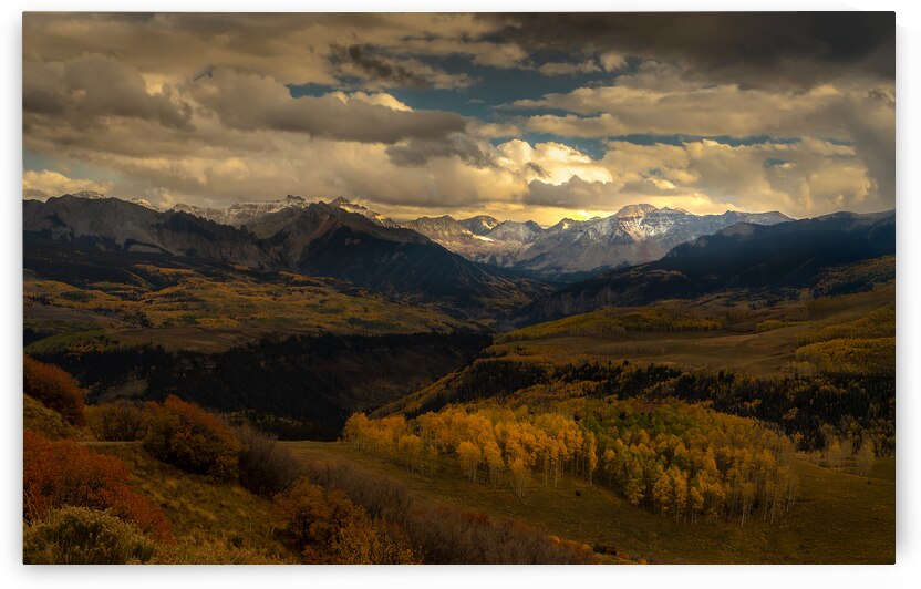 Colorado Telluride San Juan Mountains in Autumn by Norma Brandsberg Photography