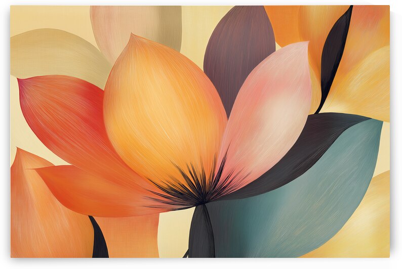 Abstract flowers by Bert Nijholt