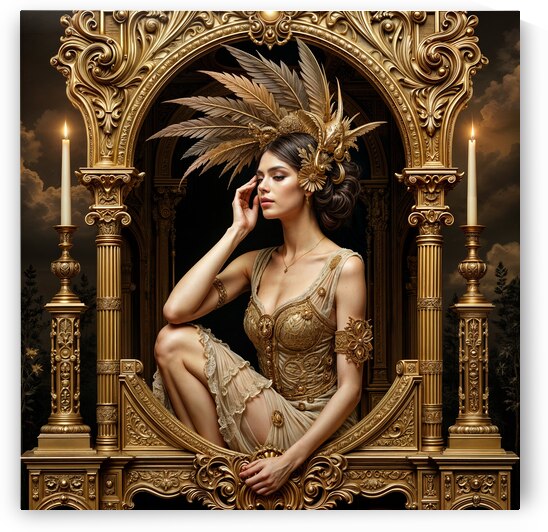  Feathered Headpiece  by Aniima Illussiya