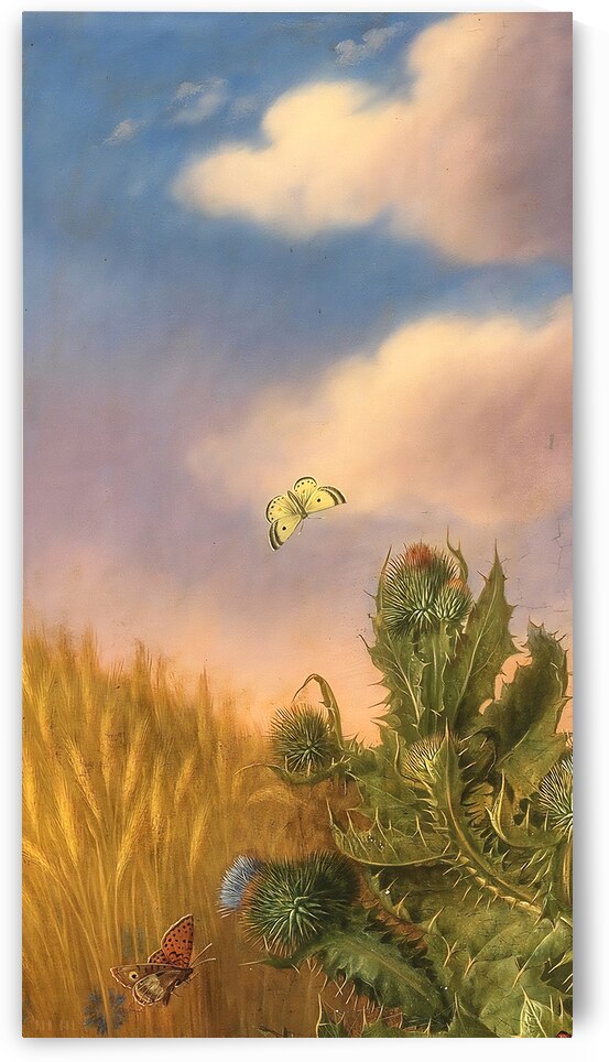 Two Butterflies in Flight by Row One Brand