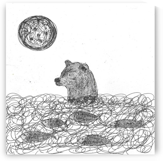 Bearly a Fish Supper by Robert Burton