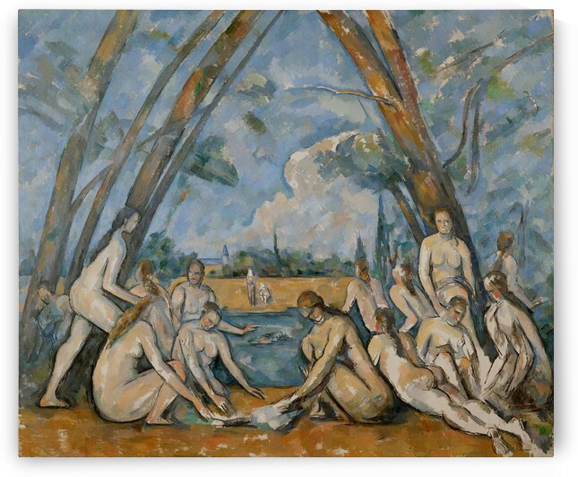 Paul Cezanne - The Large Bathers by Wirla