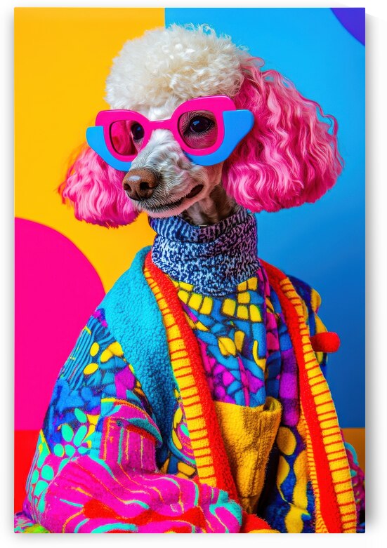 Pop Art Poodle Chic by Matthias Hauser