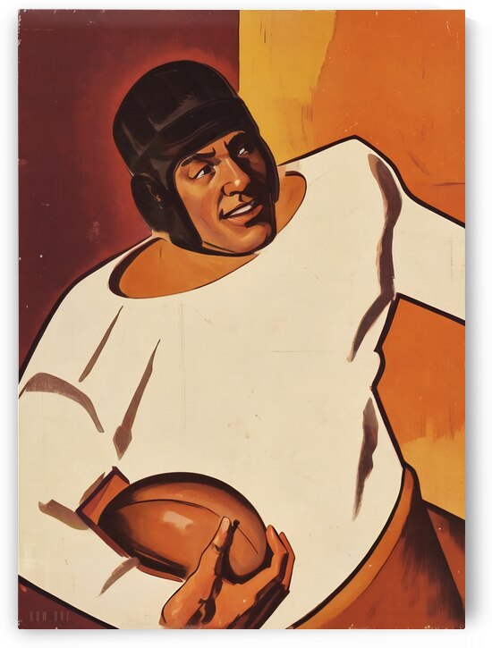 1940 Richard Stephens Football Art Remix by Row One Brand
