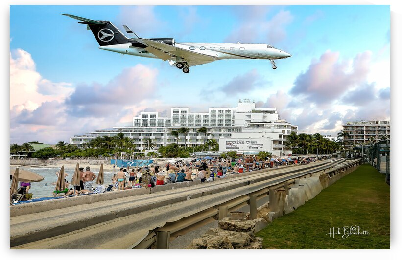 Maho Beach Sint Maarten by Hub Blanchette