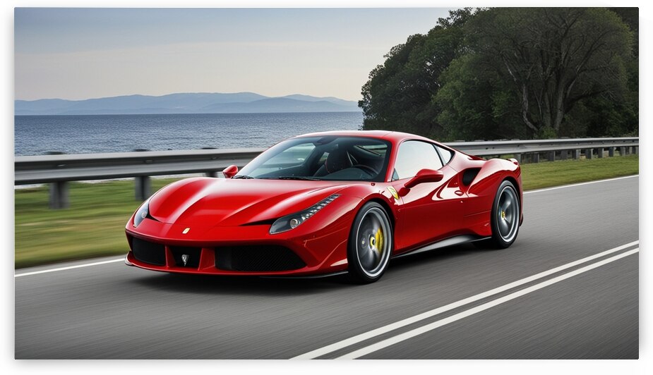The Pinnacle of Performance: A Ferrari Masterpiece 1 by Amine Karaouzene