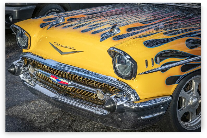 1957 Black Chevrolet Bel Air Nomad Station Wagon X12 3 by Rich Franco