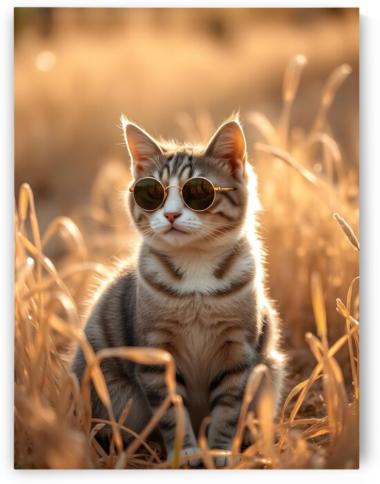 Cool Cat in Sunglasses by Fab Haven