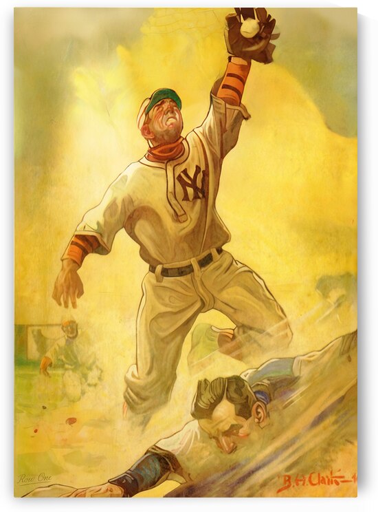 Early 1900s New York Yankees Art by Benton Henderson Clark by Row One Brand