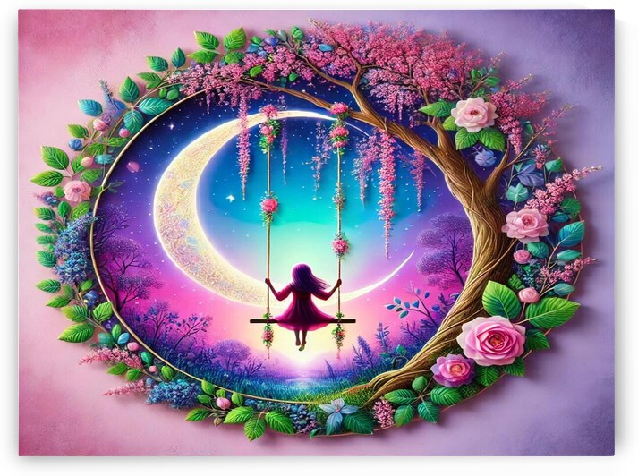 Celestial Swing: A Journey into Fantasy by ahmed farhat