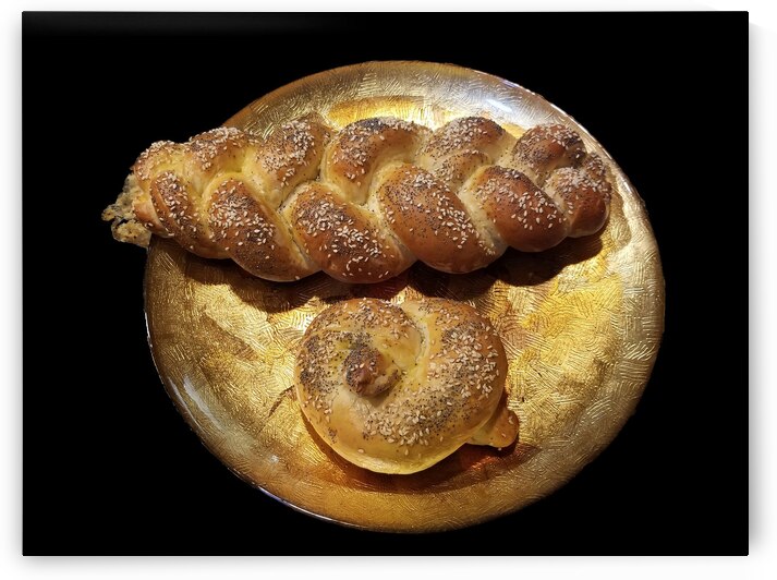 Long and round challah bread loaves by Creative Endeavors - Steven Oscherwitz