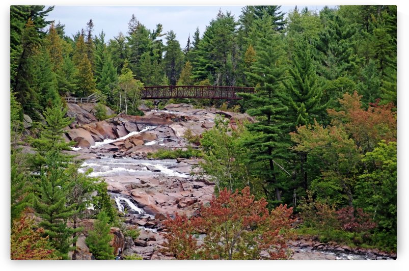 Onaping Falls Bridge by Deb Oppermann