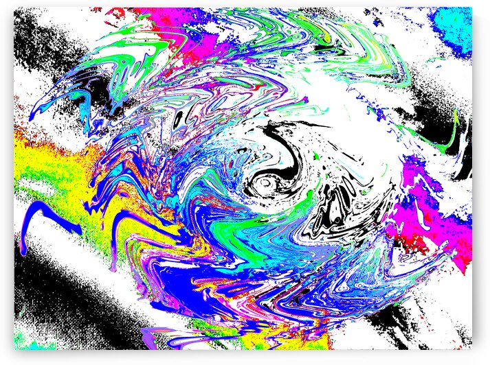 Abstract Swirling Chaotic Colours by Catriona Roberts Nature Photography and Designs