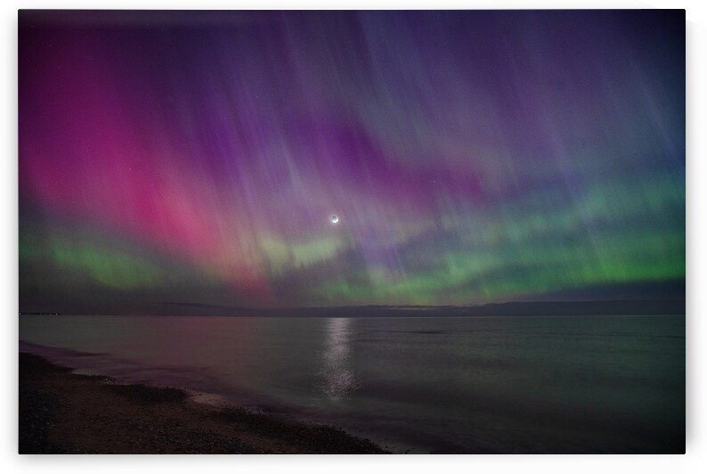 Aurora over Lake Huron by Adrian Bradley