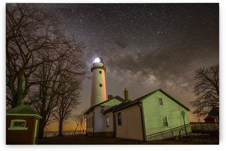 Pointe Aux Barques Lighthouse Museum 1 by Adrian Bradley