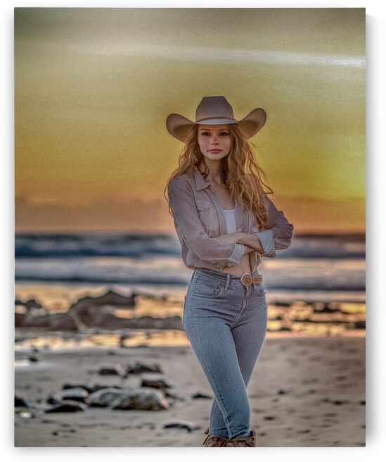 The Cowgirl and the Coast by Image by Raymond