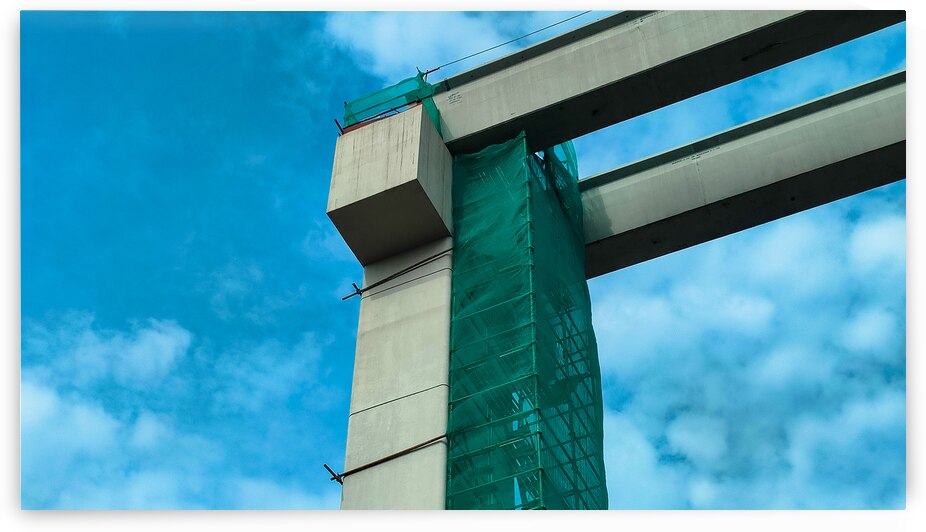 Incredible Construction of LRT poles by urbancamshot