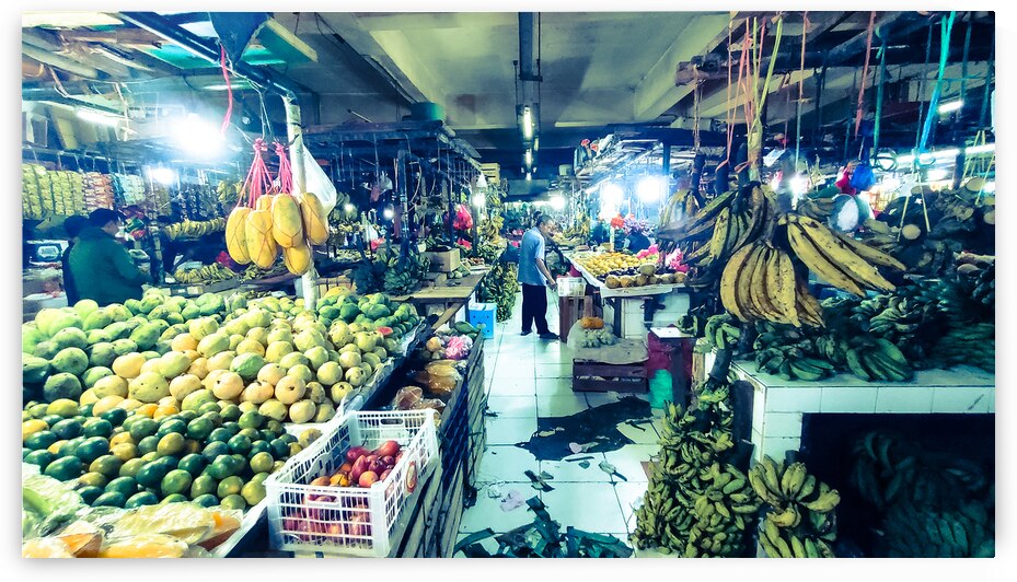 The Freshness of Indonesia Traditional Fruit Market by urbancamshot