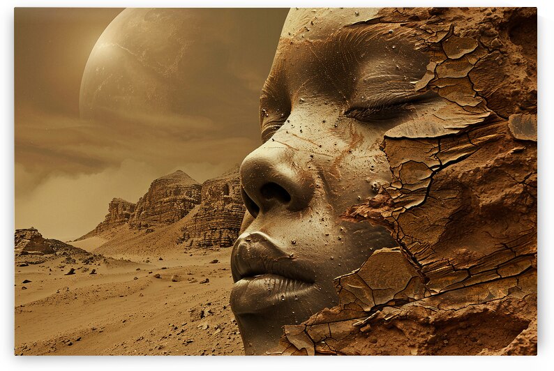 The Whispering Face of Solara Prime by Image by Raymond