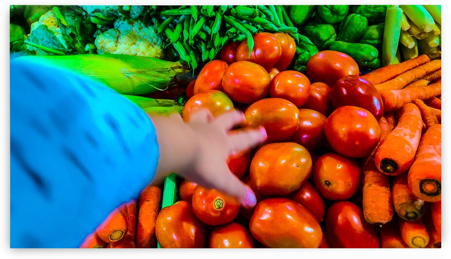 The Freshness of Tempting Harvested Vegetables by urbancamshot