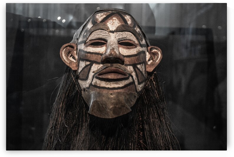 Traditional Batak Simalungun Ritual Mask Display by urbancamshot