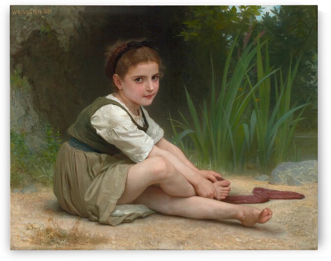 William-Adolphe Bouguereau - Au bord du ruisseau by Wirla