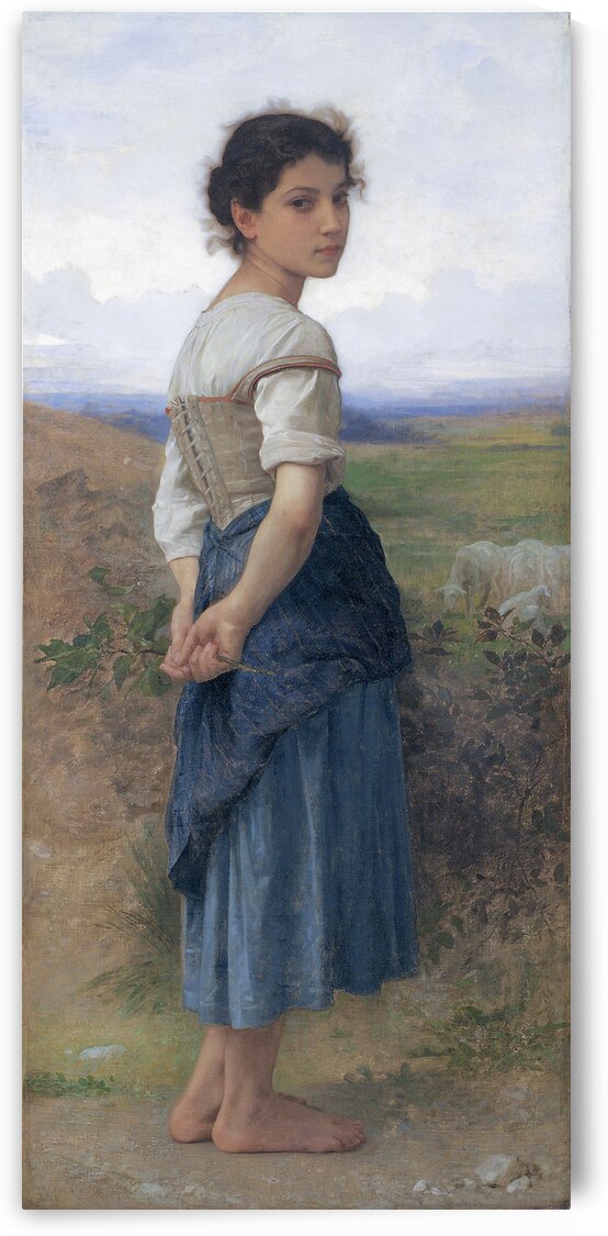 William-Adolphe Bouguereau - The Young Shepherdess by Wirla