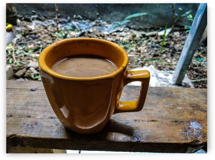 Homemade Coffee in a Rustic Outdoor Setting by urbancamshot