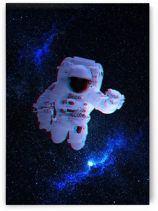 Scanline Space man by Kiyo Arts