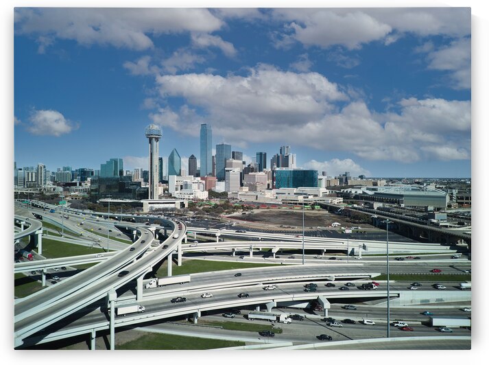 The Dynamic Skyline of Dallas by Image by Raymond