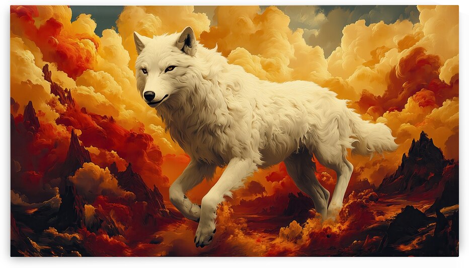 White Wolf Walks by Dan Canopy