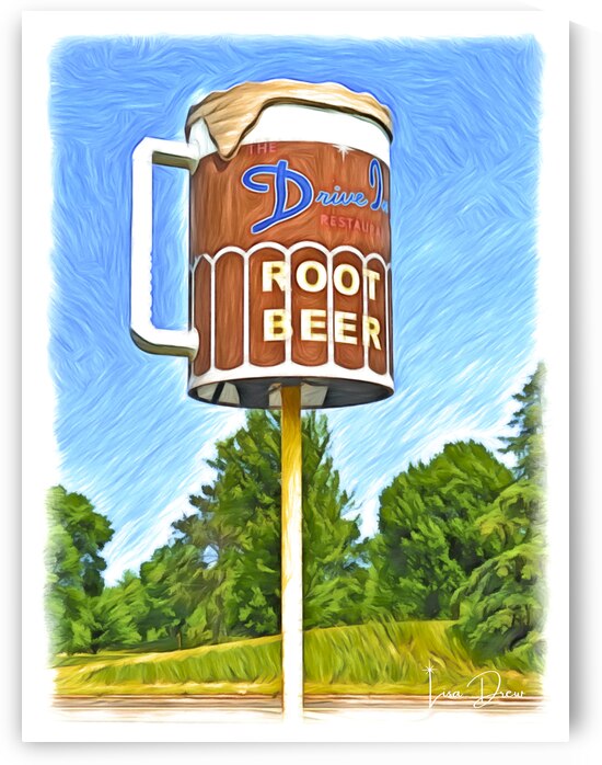 A Frosty Mug by Lisa Drew