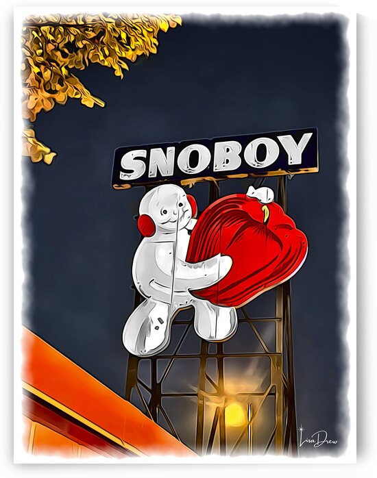 SnoBoy Minneapolis by Lisa Drew