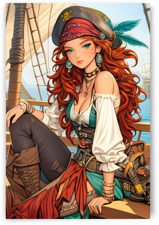 Strong and Sexy Female Pirate by Matthias Hauser