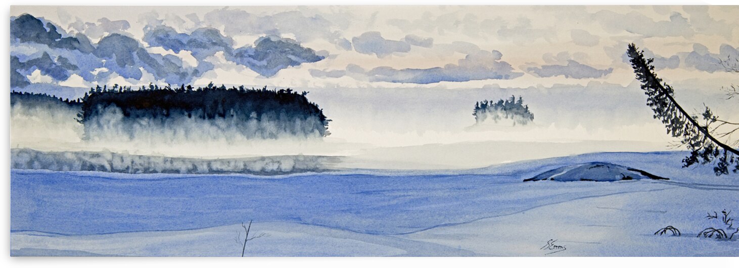 Eva Lake Painting  by Stephen Emms