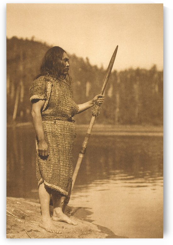 The Whaler Clayoquot by Edward S. Curtis 1915 by ValergeneArt