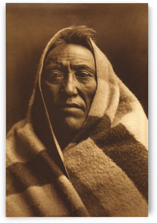 Middle Calf Piegan by Edward S. Curtis 1900 by ValergeneArt