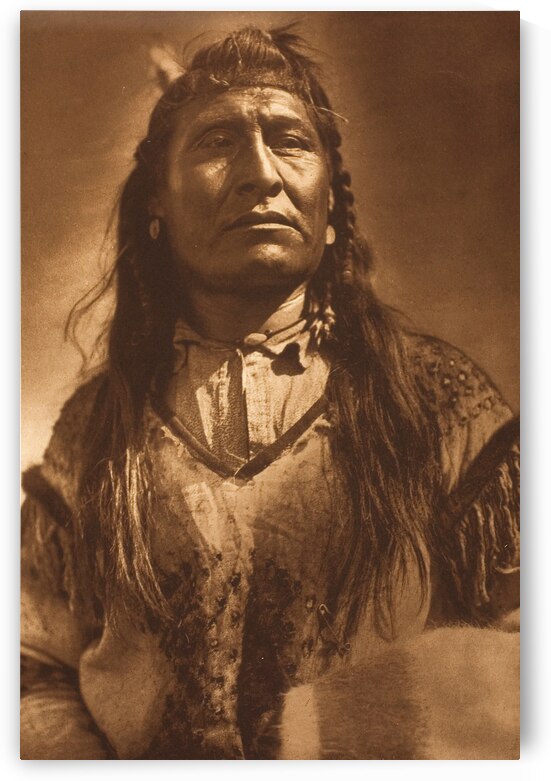 New Chest Piegan by Edward S. Curtis 1910 by ValergeneArt