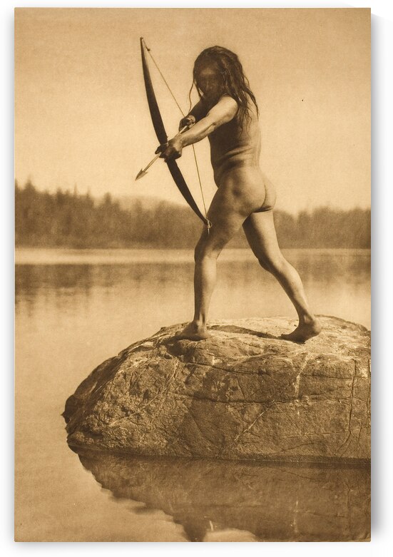 The Bowman by Edward S. Curtis 1915 by ValergeneArt